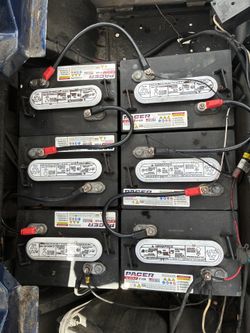 Trojan Black Pacer P-105 220ah battery factory warranty, long, lasting batteries extended range