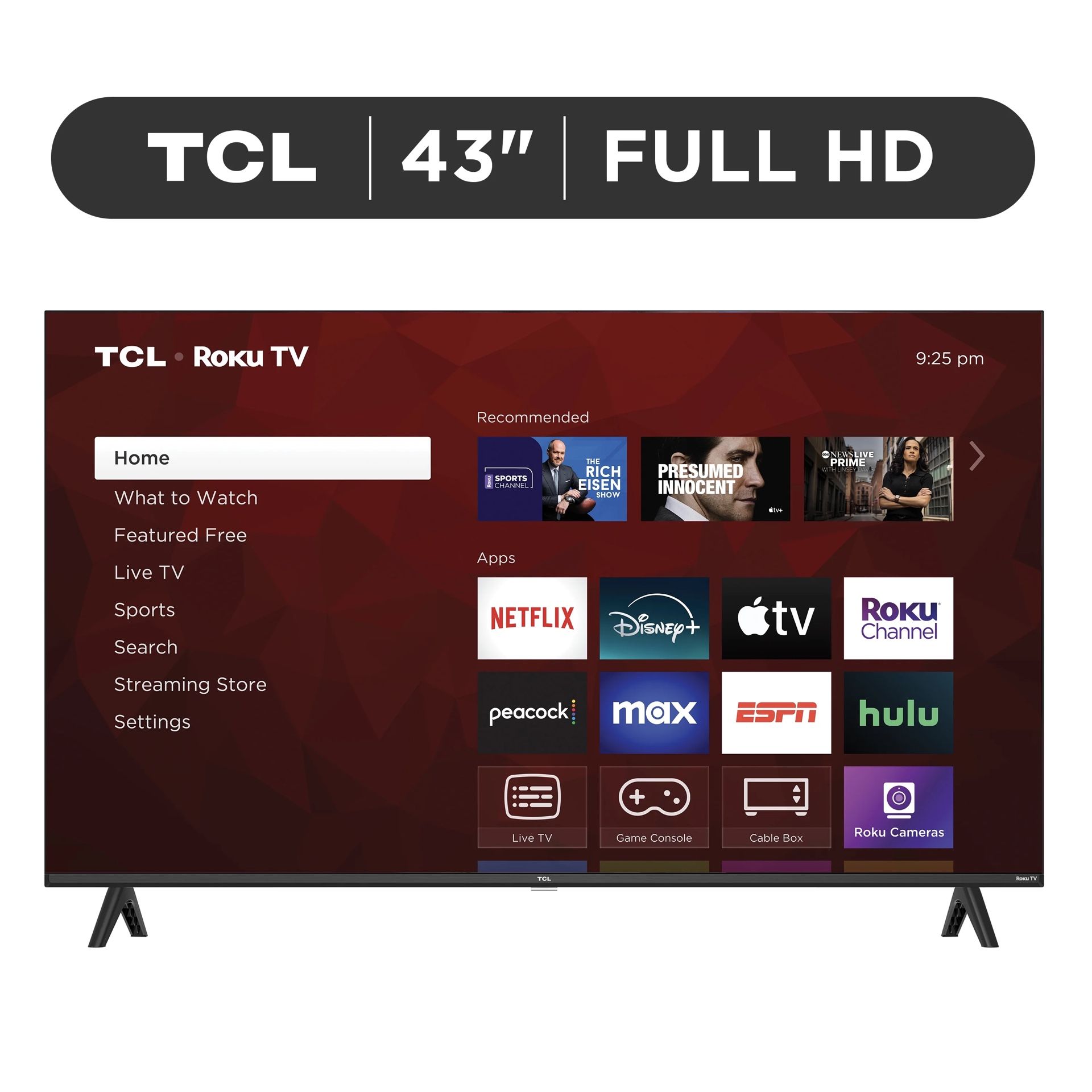 TCL 43” Full HD 1080p TV