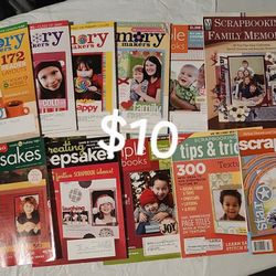 Scrapbook and food magazines..like new really nice 
