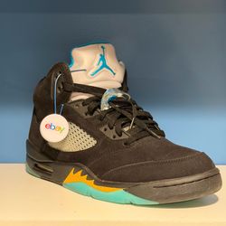Jordan 5 Retro Aqua 2023 Size 10US, Worn ****RIGHT SHOE ONLY**** With Box