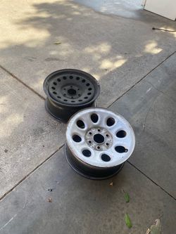 6 lug steel rims Chevy truck Tahoe Escalade and Nissan truck rims