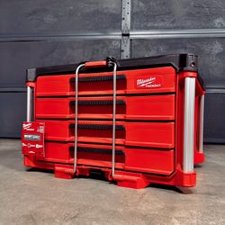 New Milwaukee PACKOUT 22” Inch 4-Drawer Tool Box 