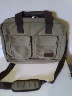 Belle Russo Laptop Messenger Bag Canvas W/Strap