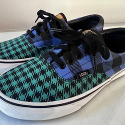 Vans Off The Wall Shoes Plaid Is Not Dead M-8/W-9.5 Unisex