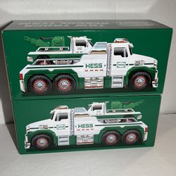 Hess 2019 White Tow Truck Rescue Team Brand New 