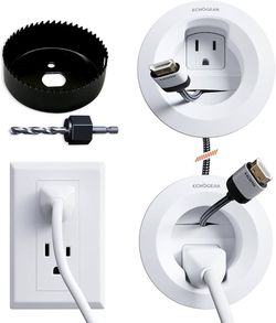 Echogear in Wall Cord Plug And Hider.