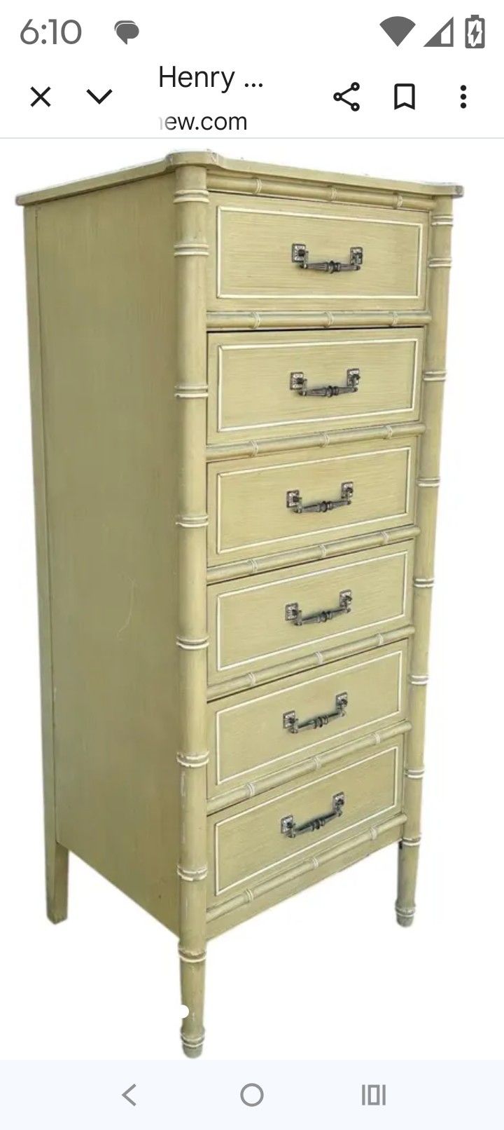 VINTAGE HENRY LINK BALI HAI CHEST