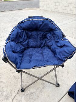2 Cushioned Camping Chairs