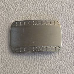 Southwestern Style Reflective Rectangular Belt Buckle.