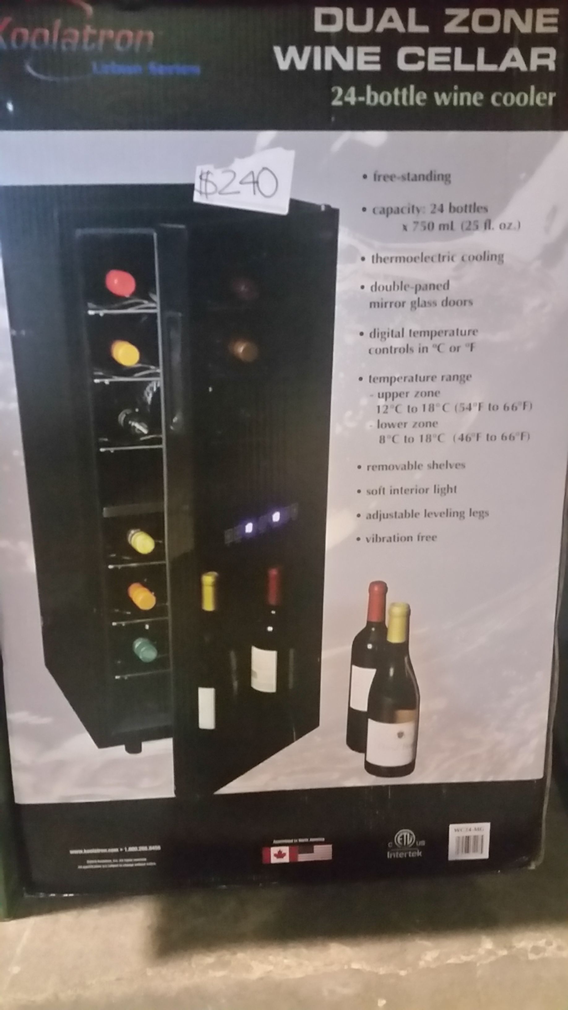 Brand new wine cooler