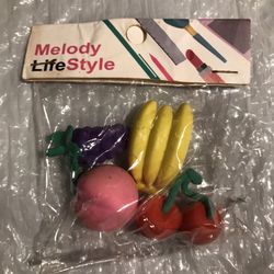 Fruit erasers