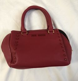 Red Steve Madden Studded Handbag