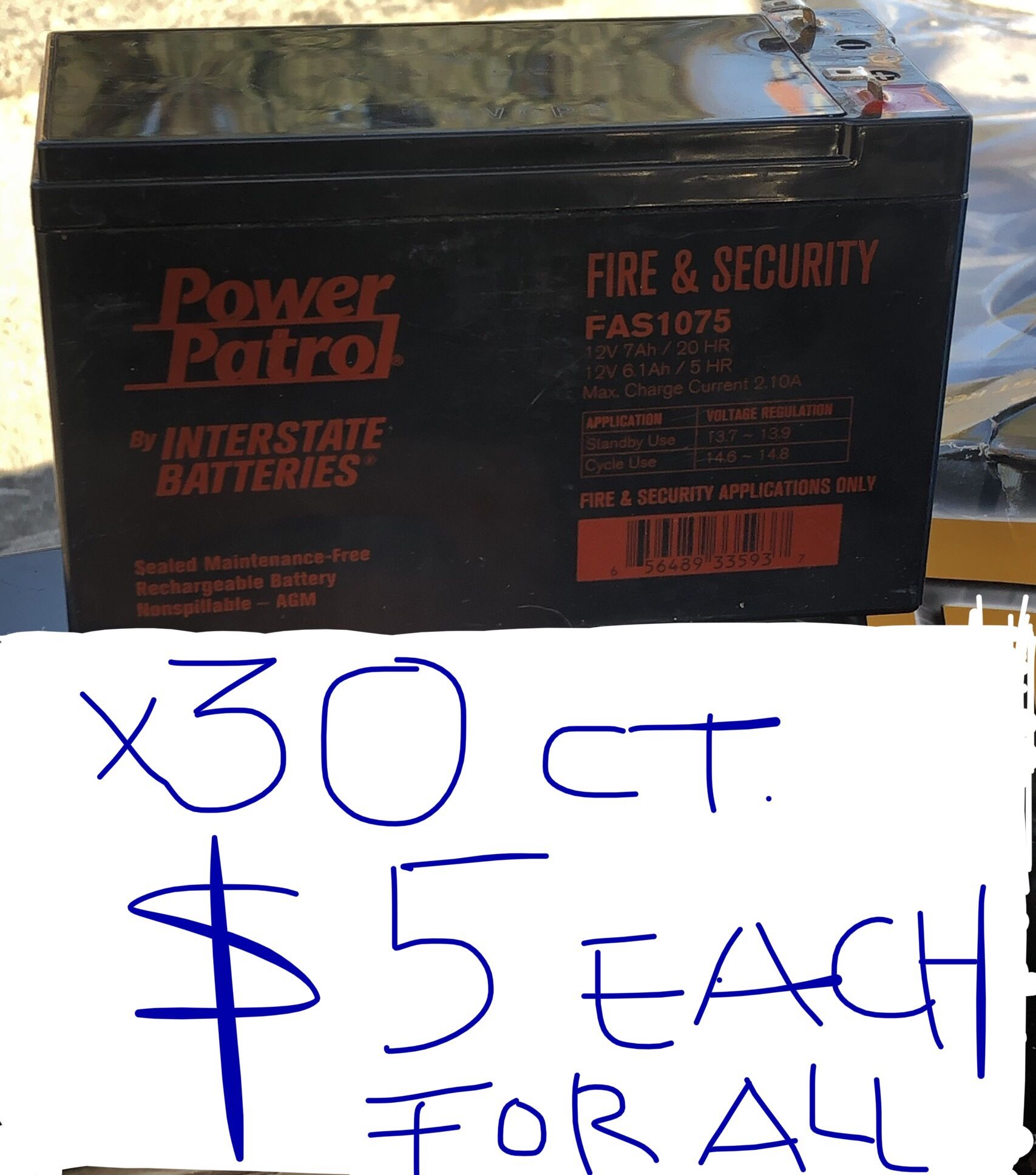 Batteries Brand New Model:FAS1075