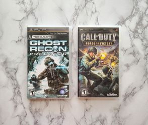 Sony PlayStation portable games Call of Duty/Ghost Recon TESTED