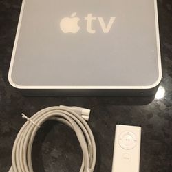 Apple TV 1st Generation with Power Cord and Remote