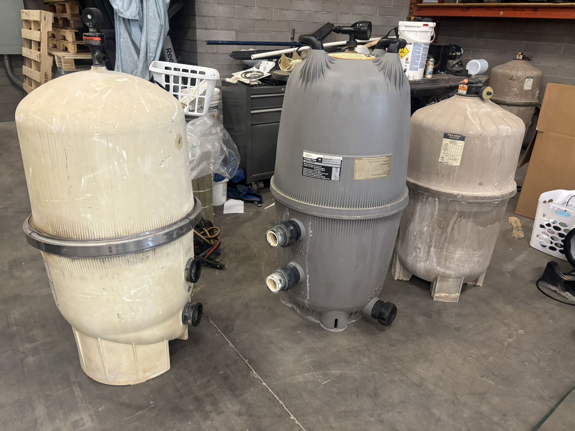 Rebuilt Pool Cartridge filters, Misc Pool Parts