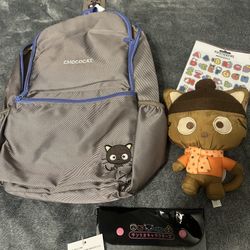 Hello Kitty - Chococat backpack & Plush