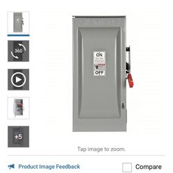 Brand New Siemens Safety Disconnect, 100A 600v
