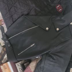 Genuine Leather Jacket-female