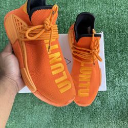 Adidas Human Race Orange Size 9