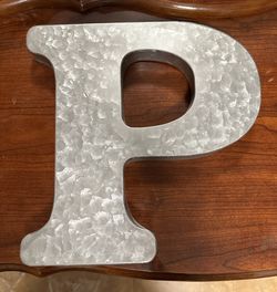Letter “P” Wall Decor