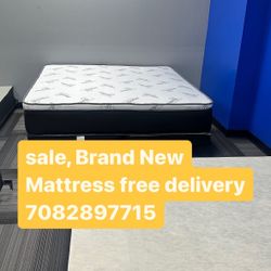 Huge sale for Mattress And Box Twin size mattress and box 150.$ full 190$ Queen 200$ king 290$. free delivery free set up 708….280….7715… cash or Zell