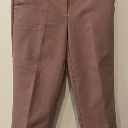 Pants-Burberry Pink Fabric Pants 