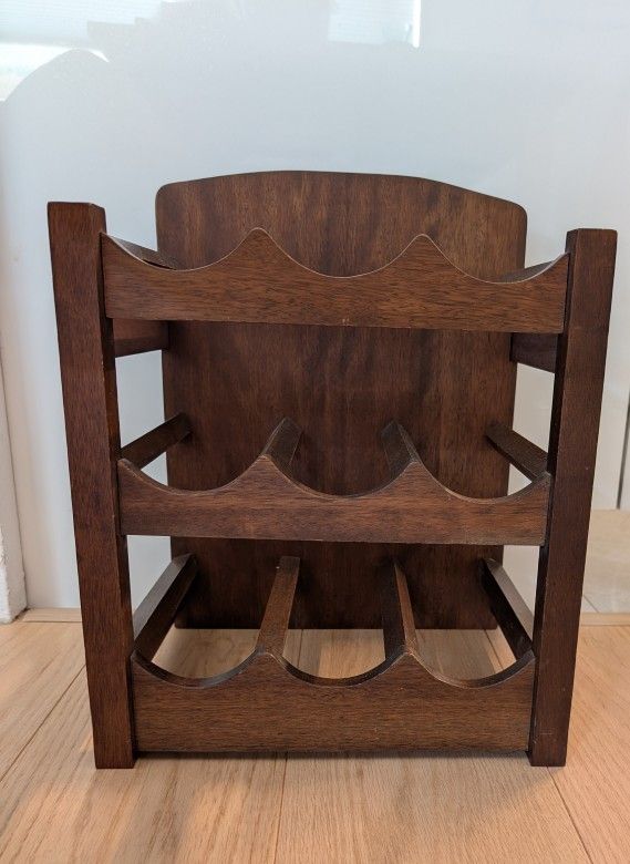 Vintage Wine Rack Wood