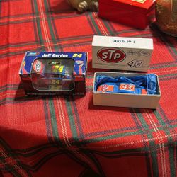 Jeff Gordon Toy Car and Kelly Toy Car