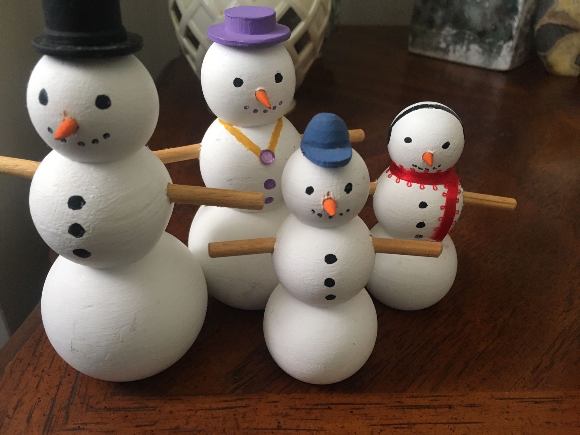 New Santa Cookie  Plate Or Snowman Family 
