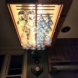 CUSTOM MADE WINE GLASS RACK