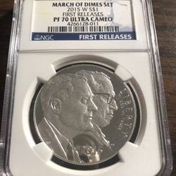 2015-W March of Dimes Modern Commemorative $1 Proof PF 70 Ultra Cameo NGC