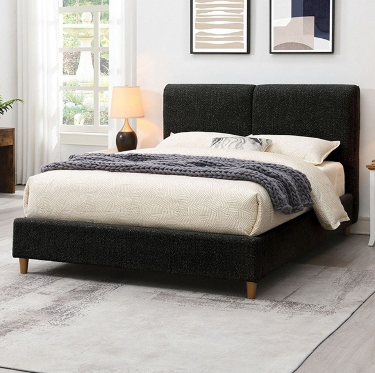 BED FRAME ( FREE DELIVERY )