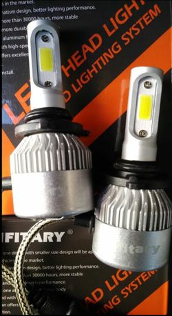 2 pcs LED Car Headlights, Fogs, or Daytime (White 6500k, 8000 Lumens) *6 Months Warranty*