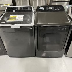 New Washer Dryer XL Electric Black Top Load 1 Year Warranty 