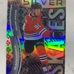 2024-25 Upper Deck Extended - Frank Nazar Silver Skates Insert #SS-18 Chicago Blackhawks