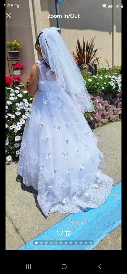 Beautiful First Communion Dress