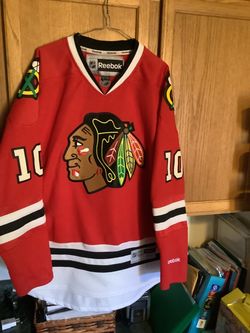 Chicago Blackhawks - Patrick Sharpe official stitched licensed jersey by Reebok Chicago Blackhawks Hockey Jersey Mens XL 100% Polyster Plainfield, Il