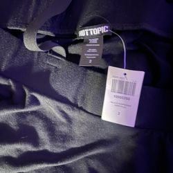 Hot Topic 2X Circle Skirt With Crisscross Straps 