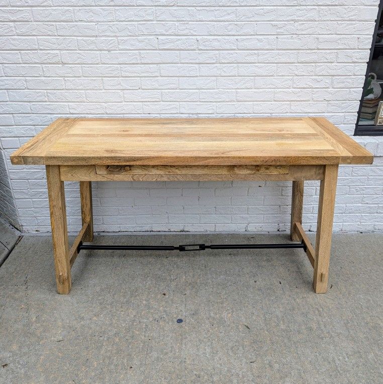 Mango Wood And Iron Desk