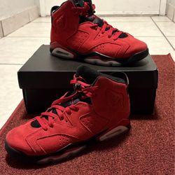 AIR  JORDAN 6 RETRO (GS) Retro Toro Bravo Varsity Red/Black