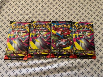 Mega Evolutions Individual Packs Sealed Brand New