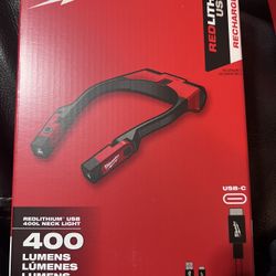 Milwaukee 400 Lumens LED REDLITHIUM Rechargeable Neck Light
