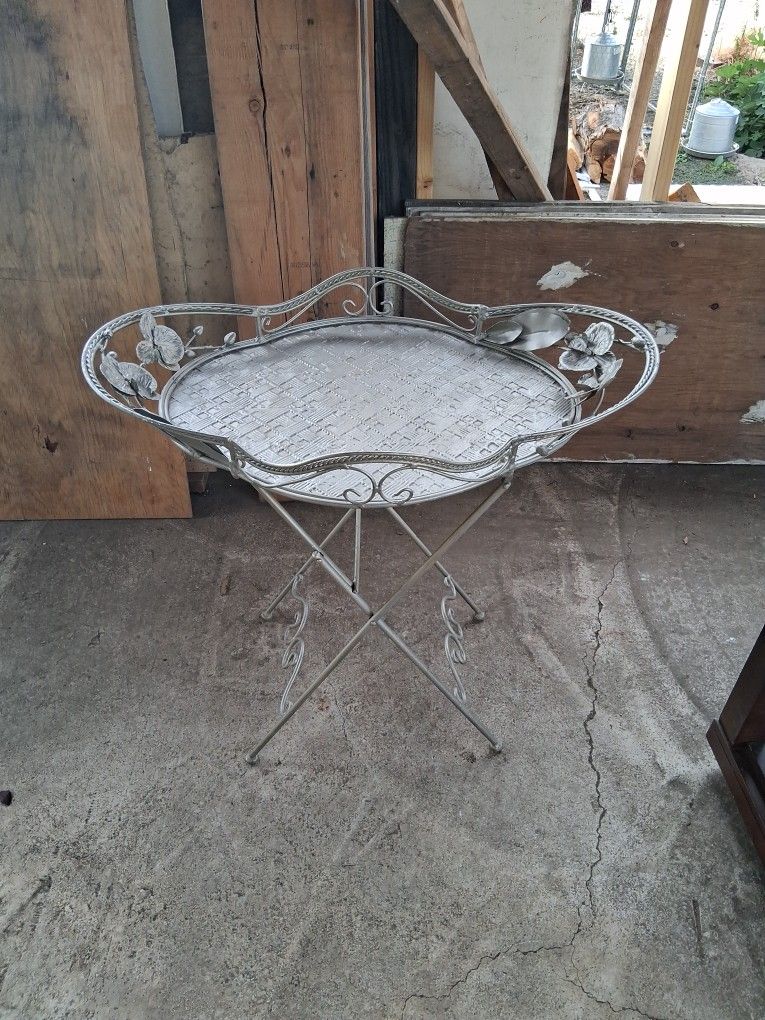 Mesa Decorativa De Metal