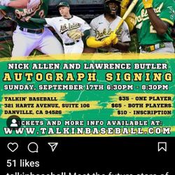 Talkin Baseball Events Sept 16th And 17th IN Danville Card Show Auto Session