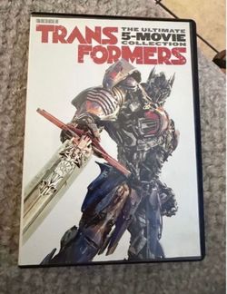 Transformers 5-movie DVD collection like new $10 FIRM