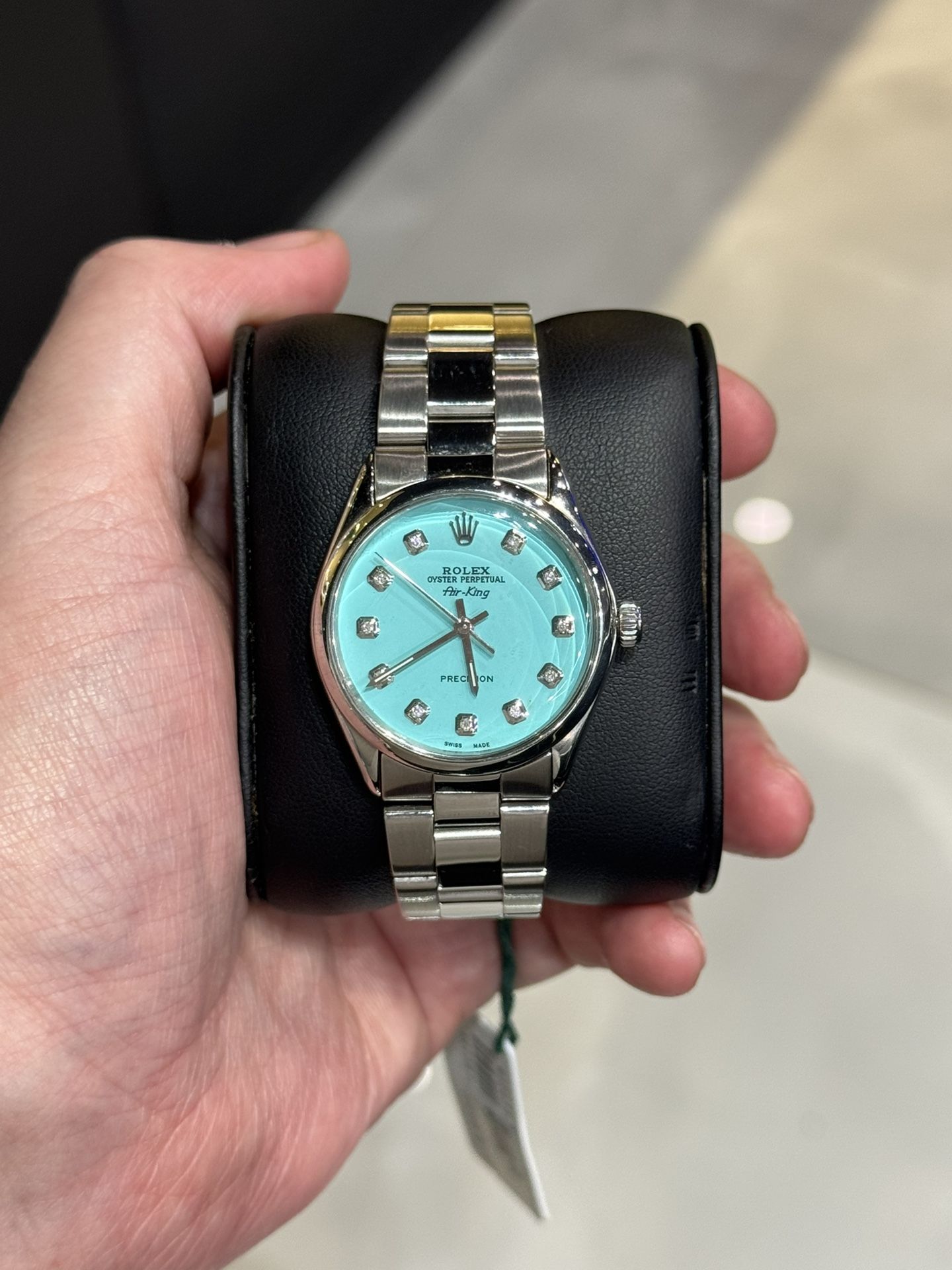 ROLEX 34MM TIFFANY BLUE DIAL