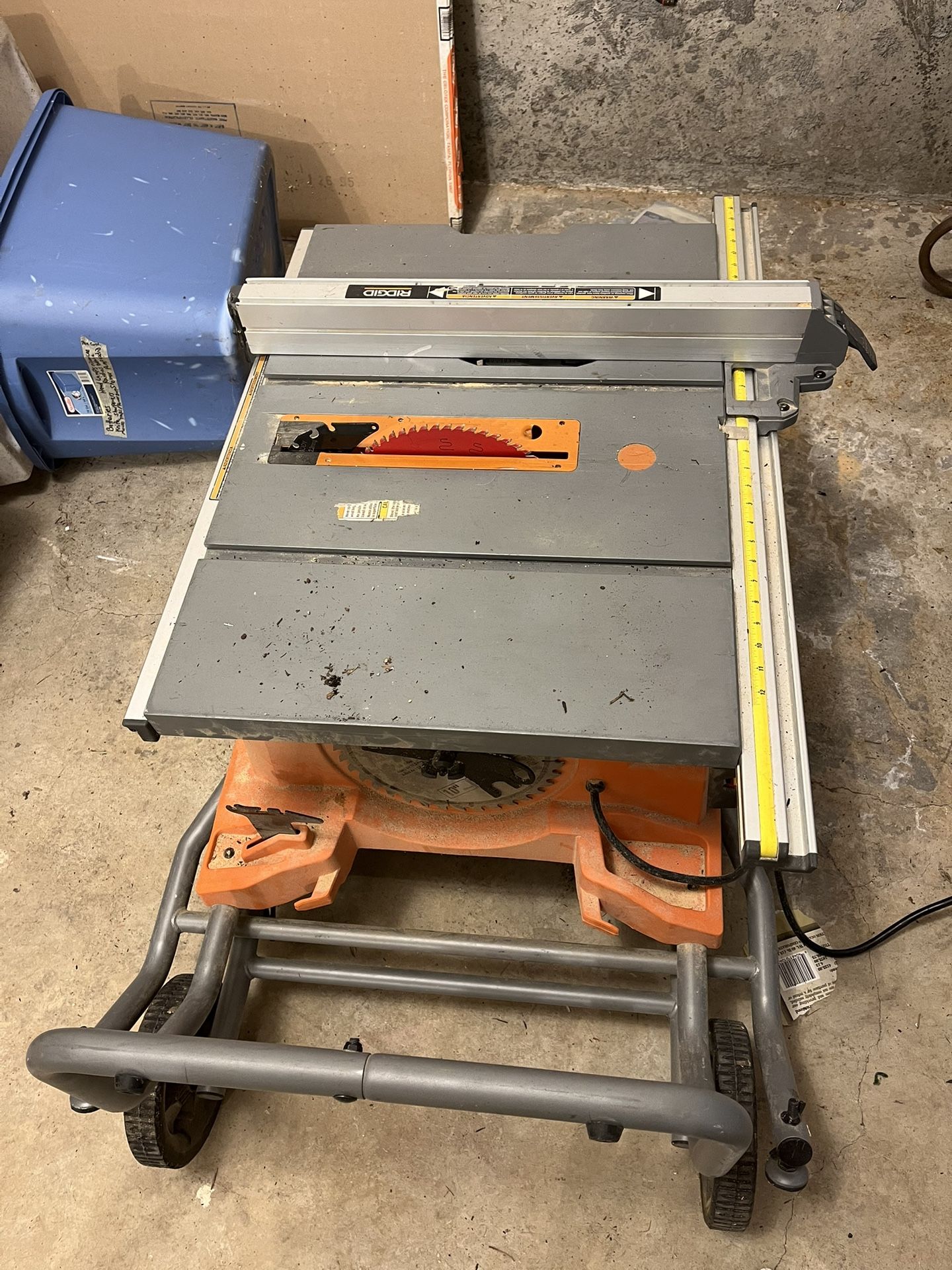 Ridgid Table Saw