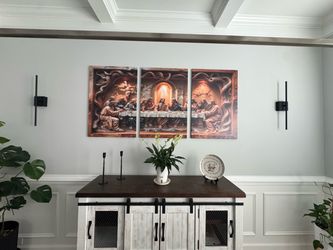 Three Panel Last Supper Wall Art
