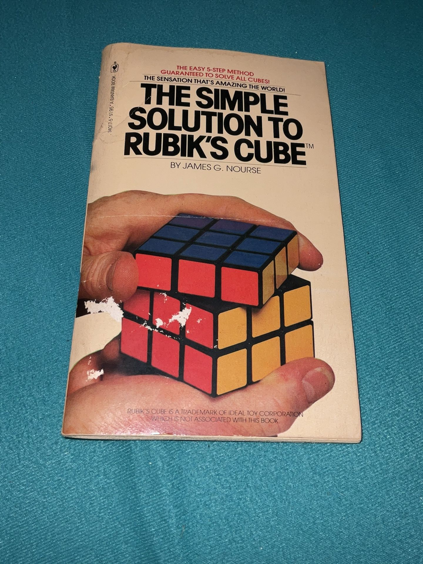 1981 Vintage Book - THE SIMPLE SOLUTION TO RUBIK’S CUBE Book.